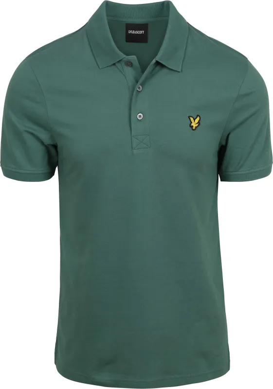 Lyle and Scott Polo Shirt Everglade Green Dark Green maat L