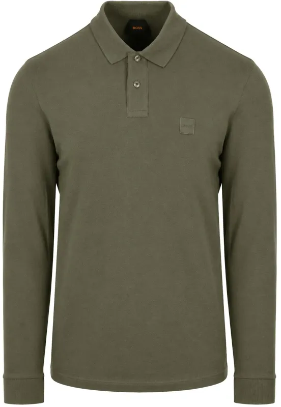 BOSS Passerby Poloshirt Green Dark Green maat XL