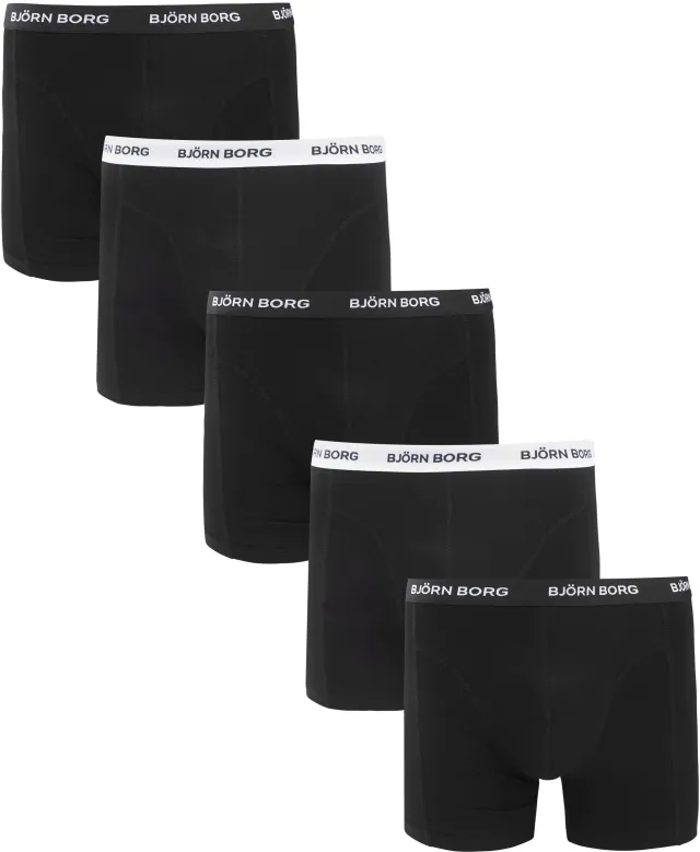 Bjorn Borg Boxers Cotton Stretch 5-Pack Black maat L