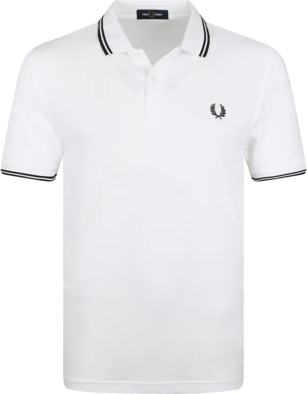 Fred Perry Polo Shirt M3600 White maat 3XL