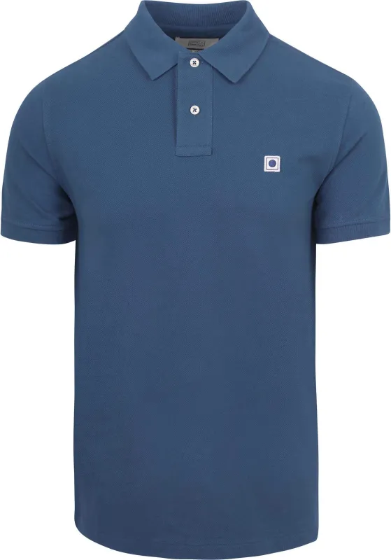 King Essentials The Rene Polo Shirt Indigo Blue Dark Blue maat M