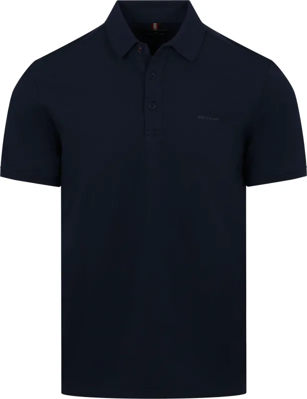 State of Art Poloshirt Piqué Navy Blue Dark Blue maat 3XL