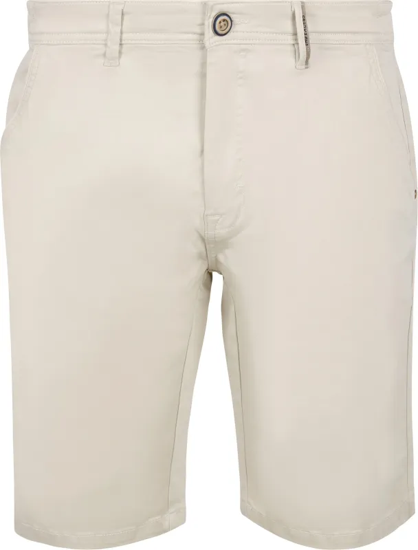 No Excess Chino Short Stretch Ecru Beige Off-White maat 32