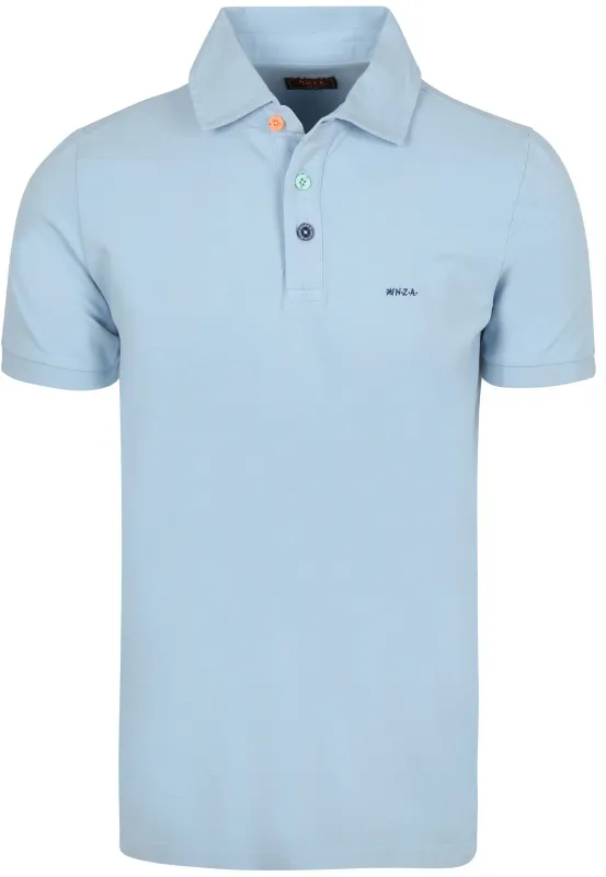 NZA Polo Shirt Hawera Sky Light blue Blue maat 3XL