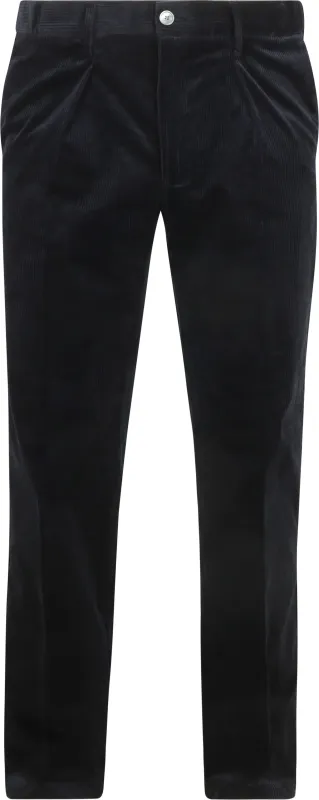 Profuomo Chino Corduroy Navy Dark Blue Blue maat 52
