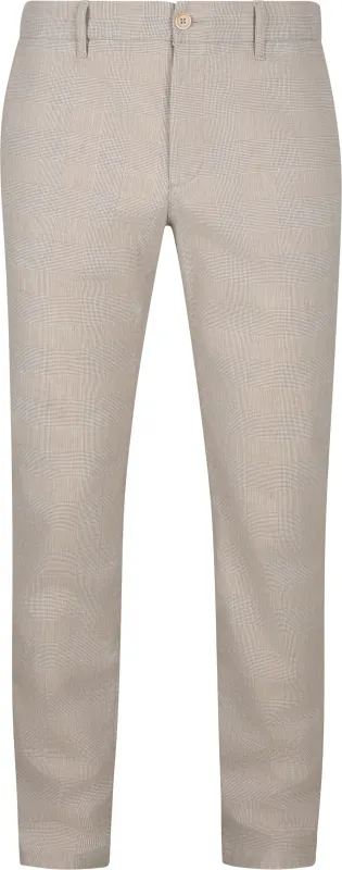 Alberto Lou Chino Glencheck Beige maat W 33
