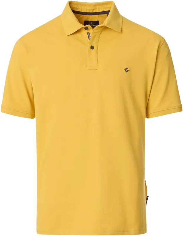 CASAMODA Polo Shirt Stretch Mustard Yellow maat 3XL