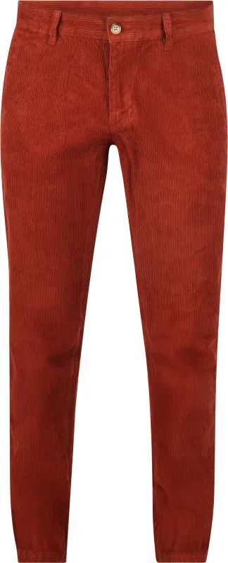 Steppin' Out Chino Flemm Corduroy Wine Red maat 48
