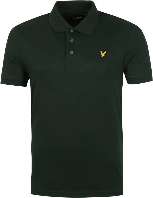 Lyle and Scott Polo Dark Green Dark Green maat L