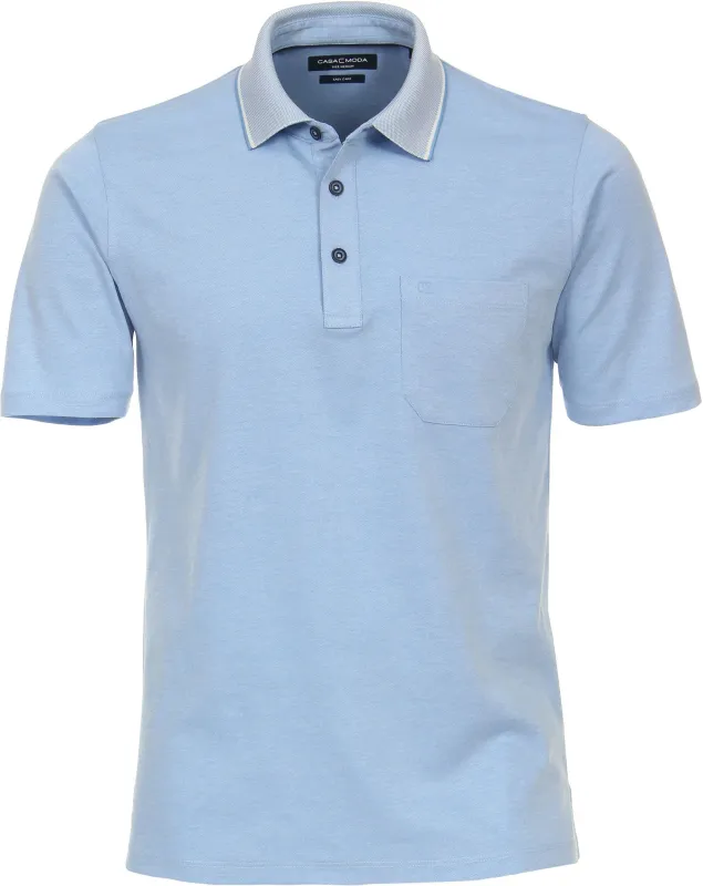 CASAMODA Polo Shirt Blue maat 3XL