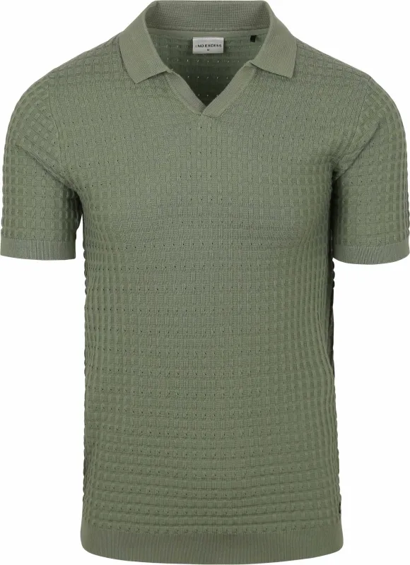 No Excess Poloshirt Green maat 3XL