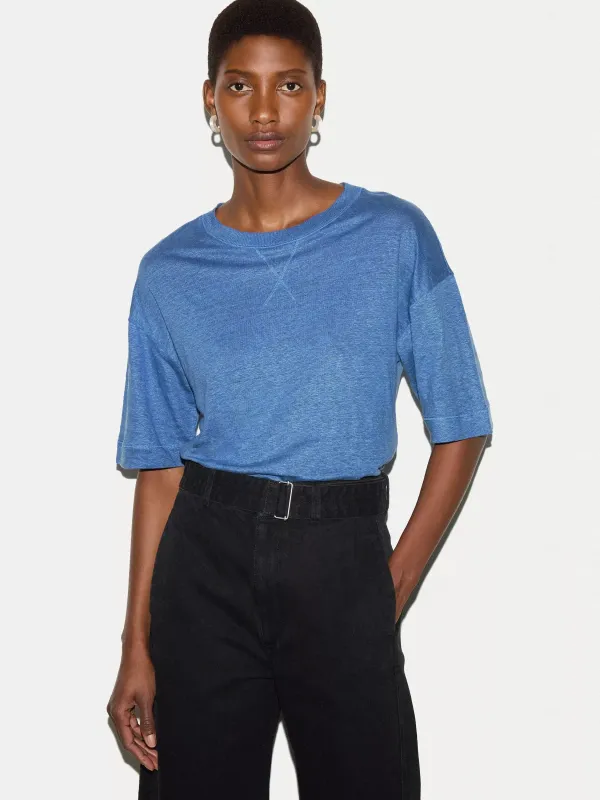 Jigsaw Linen Boxy T-Shirt