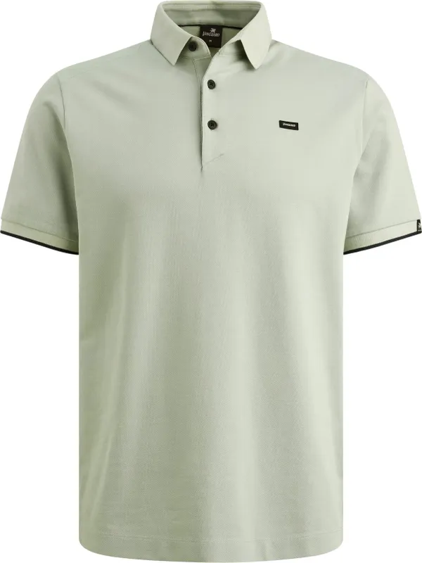 Vanguard Piqué Polo Shirt Aqua Gray Green maat 3XL