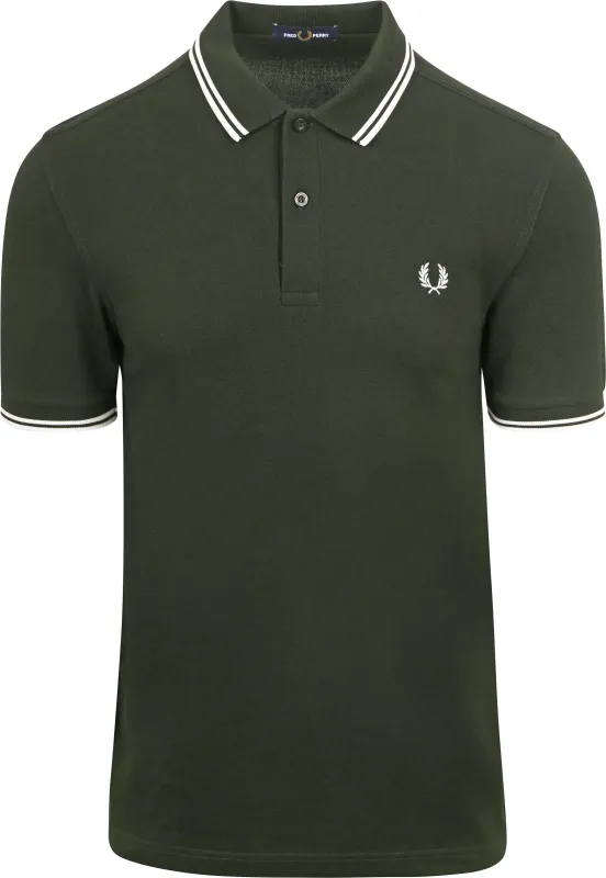 Fred Perry Polo M3600 Dark T50 Dark Green Green maat L