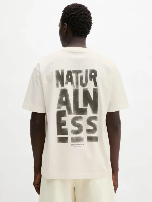 Marc O'Polo T-Shirt Backprint White Off-White maat 3XL
