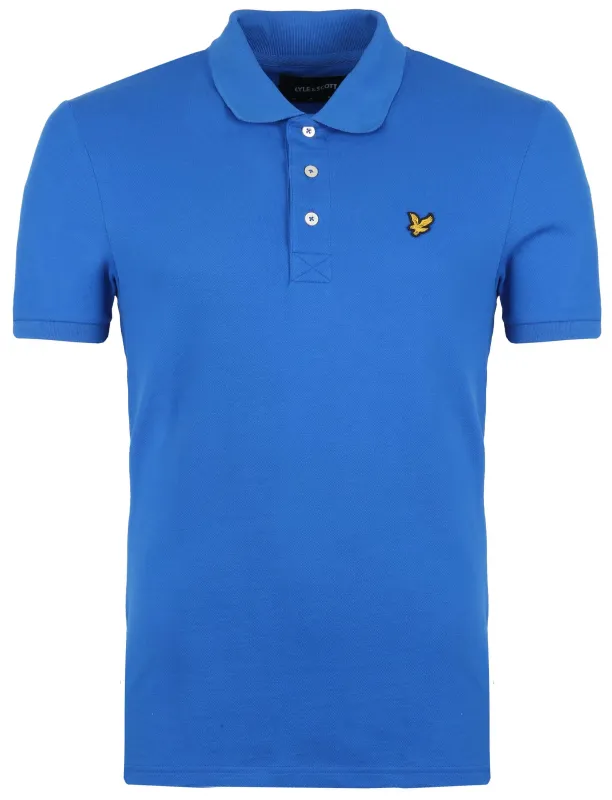 Lyle and Scott Poloshirt Blue maat M