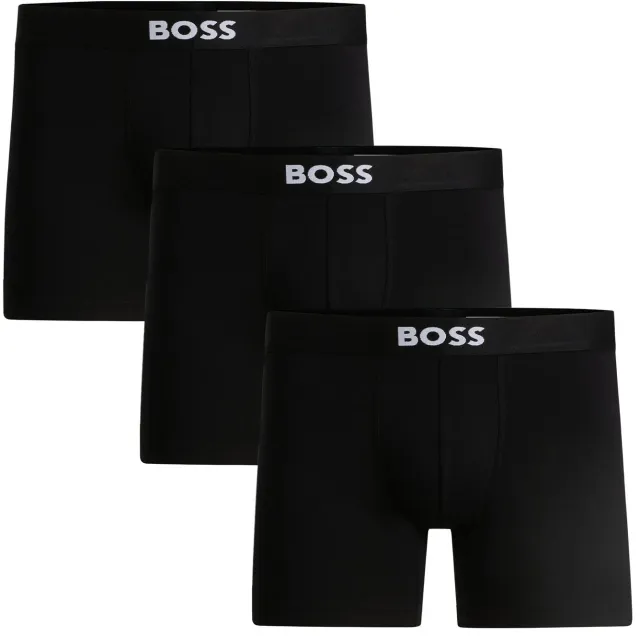 BOSS Boxer Shorts One 3-Pack 001 Black maat M