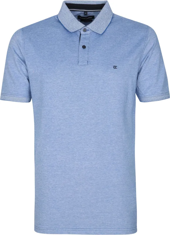 CASAMODA Polo Shirt Stretch Blue maat 3XL