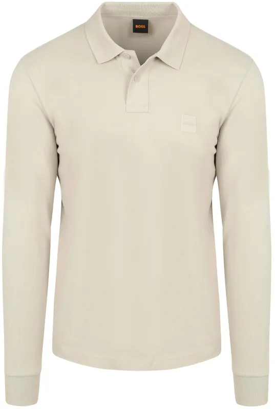 BOSS Passerby Poloshirt Ecru Beige Off-White maat 3XL