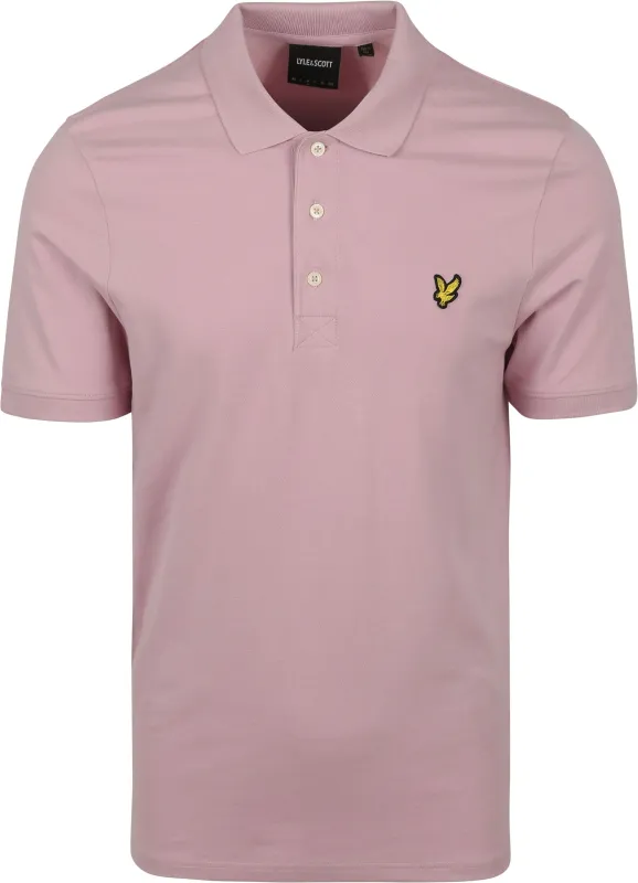 Lyle and Scott Polo Shirt Light Pink maat L