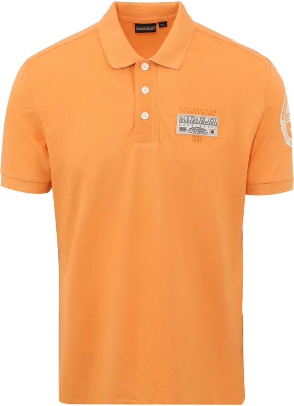 Napapijri Polo Amundsen Orange maat L