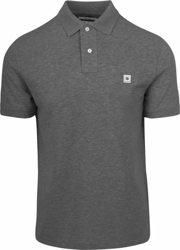 King Essentials The Rene Polo Shirt Anthracite Dark Grey Grey maat L