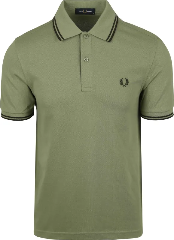 Fred Perry Polo M3600 Y64 Green maat L