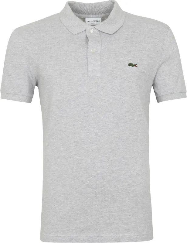 Lacoste Poloshirt Light Grey maat 3XL