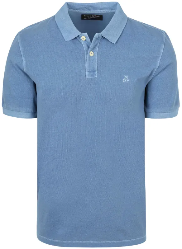 Marc O'Polo Polo Shirt Piqué Provincial Blue maat 3XL