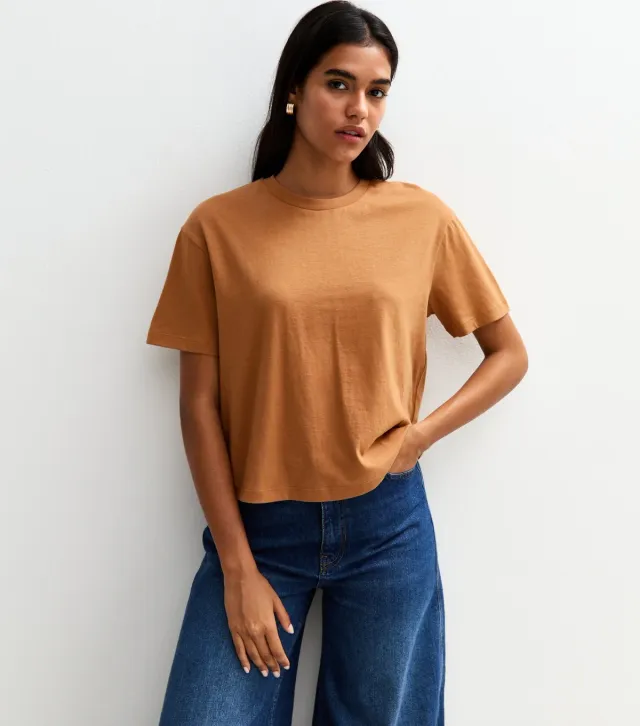 Dark Yellow Boxy Fit T-Shirt