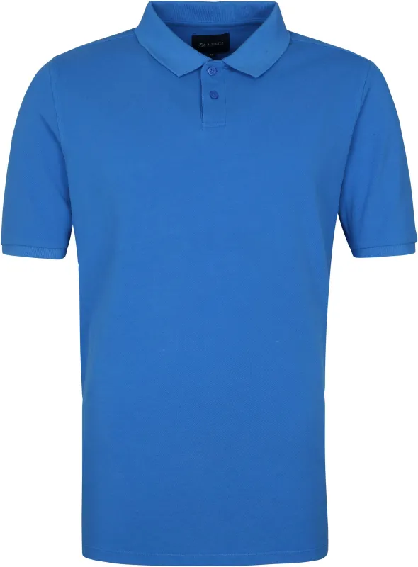 Suitable Respect Polo Shirt Pete Blue maat L
