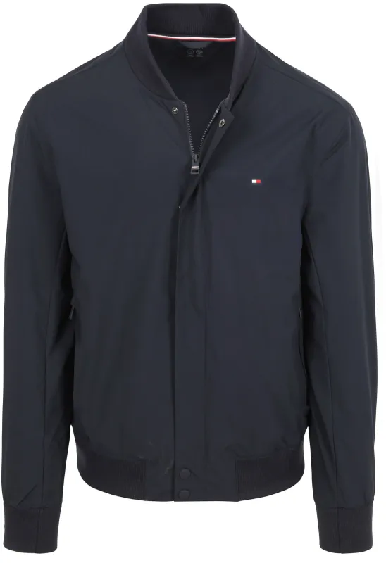 Tommy Hilfiger Jacket Tech Bomber Navy Blue Dark Blue maat L