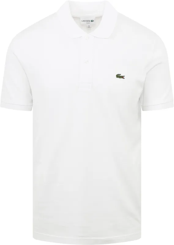 Lacoste Polo Shirt Pique White maat 3XL