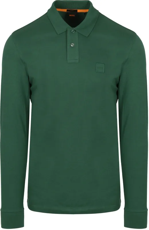 BOSS Passerby Poloshirt Dark Green Dark Green maat 3XL