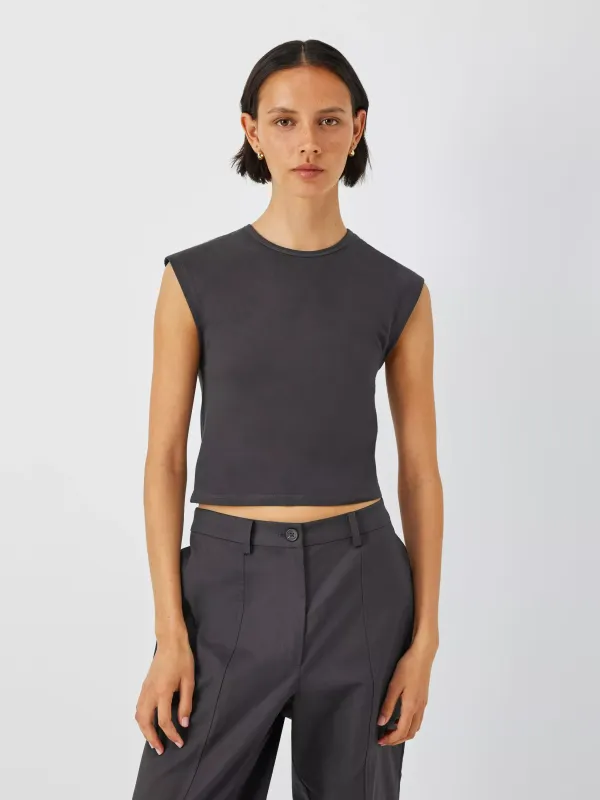 John Lewis Grown On Sleeve Crop Top