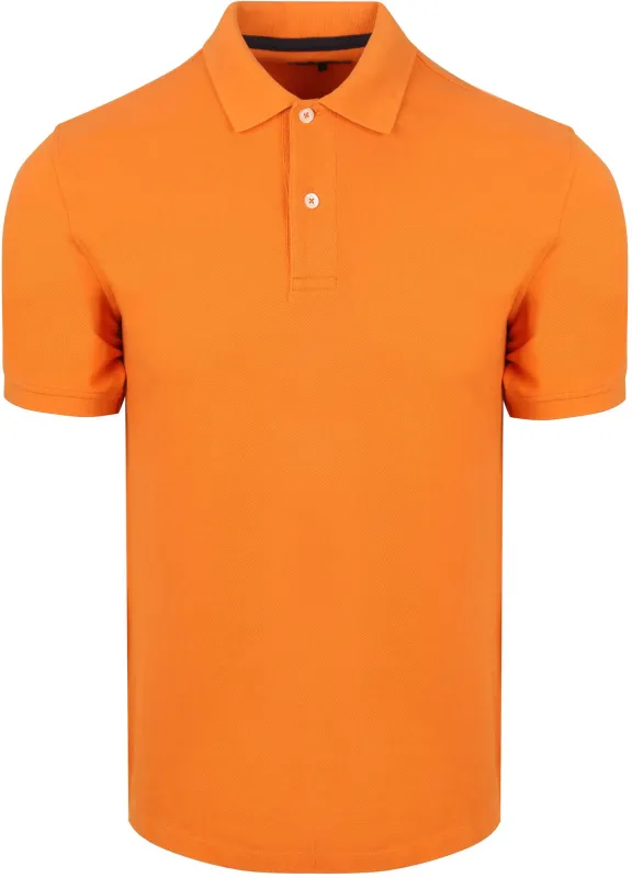 Steppin' Out Polo Shirt Piqué Classic Orange maat 3XL