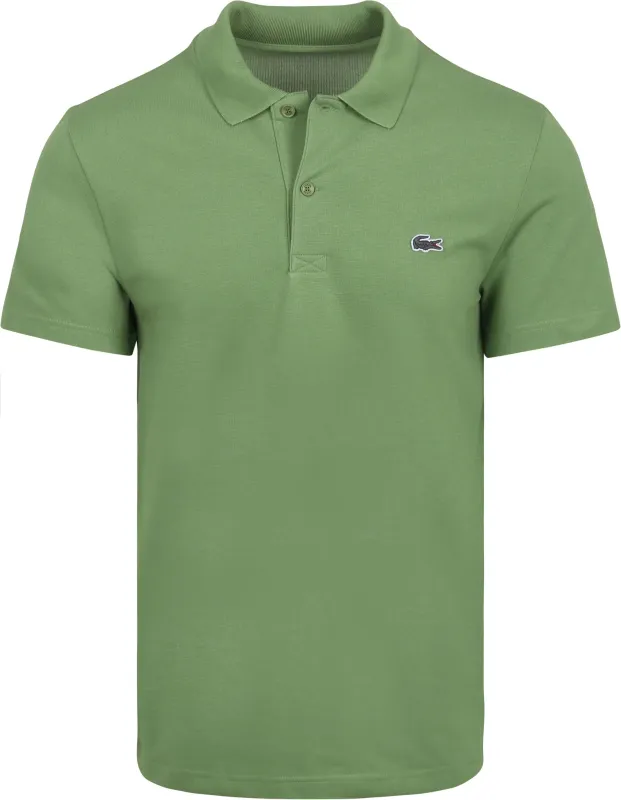Lacoste Polo Shirt Breathable Mid Green maat L