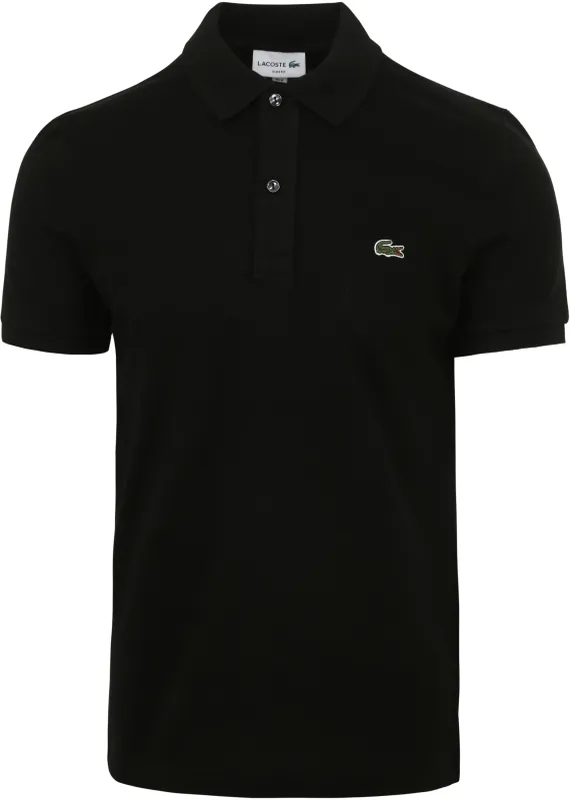 Lacoste Polo Shirt Pique Black maat 3XL