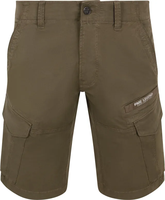 PME Legend Nordrop Cargo Shorts Olive Green Dark Green maat 30