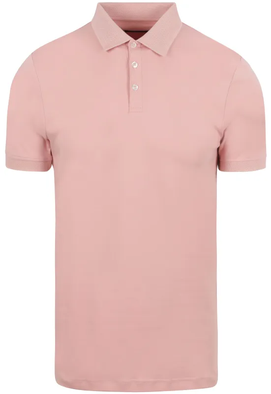 Suitable Liquid Polo Shirt Light Pink maat 3XL