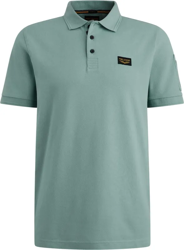 PME Legend Polo Shirt Trackway Cameo Light blue Blue maat 3XL