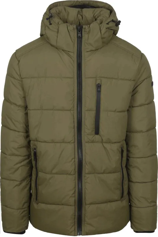 McGregor Jacket Hooded Puffer Green maat 3XL