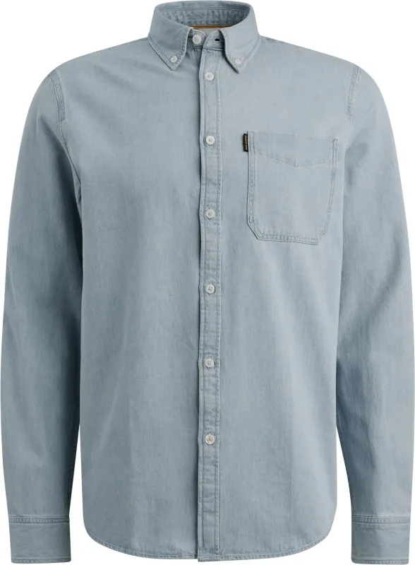 PME Legend Denim Shirt Light Light blue Blue maat 3XL