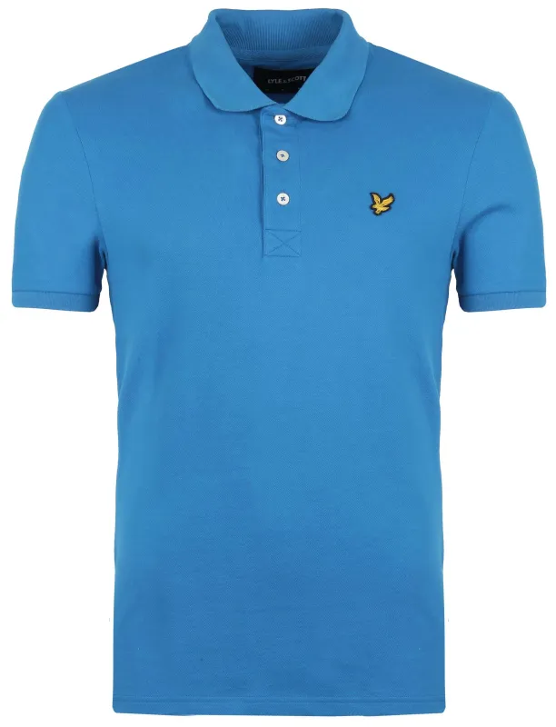 Lyle and Scott Polo Shirt Blue maat M