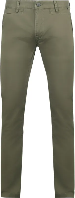 PME Legend American Classic Chino Olive Green Dark Green maat W 28