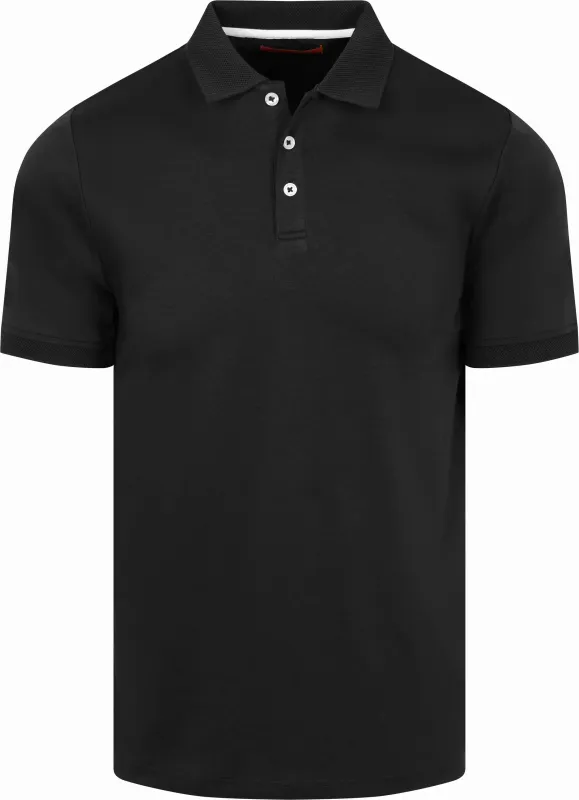 Suitable Boris Polo Shirt Black maat 3XL