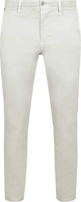 Mac Driver Pants Chino Silver Grey Off-White maat W 31