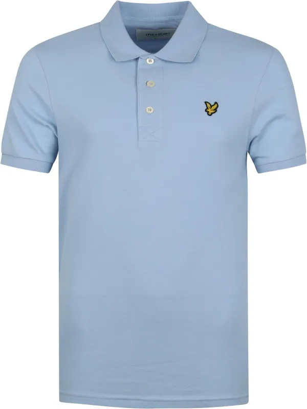 Lyle and Scott Polo Light Blue maat L