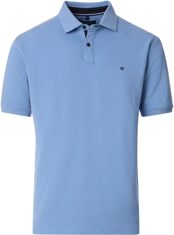 CASAMODA Polo Shirt Stretch Blue maat 3XL