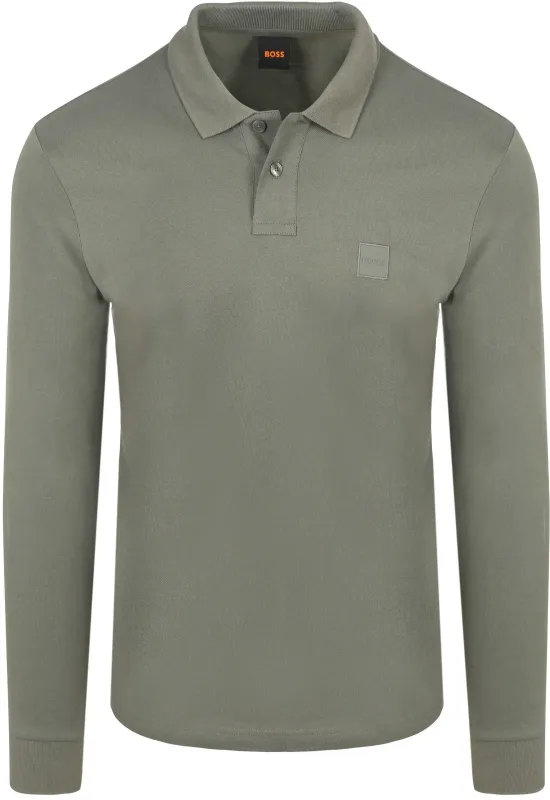 BOSS Passerby Poloshirt Green Dark Green maat 3XL